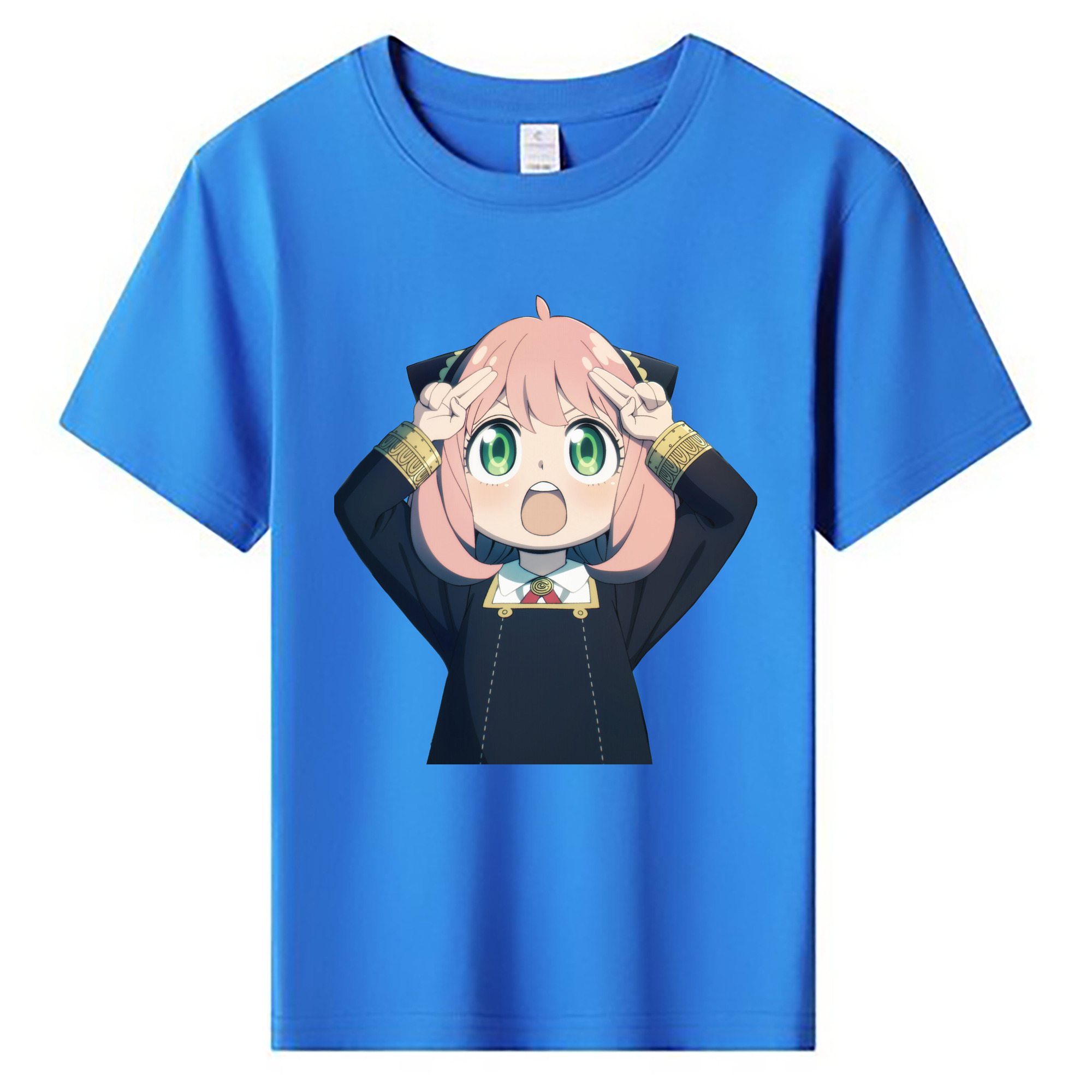 （画像用） SPY×FAMILY间谍家家酒 綿100％キッズTシャツ（フロントプリント）